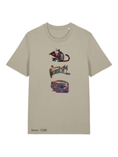 T-shirt unisexe LES CHATS Label DINA