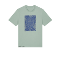 T-shirt unisexe CALAVERA AZUL Label BOSSI 